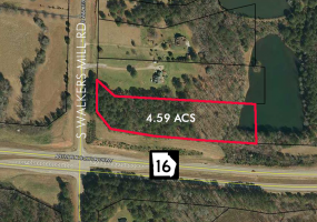 0 S Walkers Mill Road and Hwy 16, Griffin, Spalding, United States 30223, ,Commercial/Other Land,For Sale,S Walkers Mill Road and Hwy 16,1343